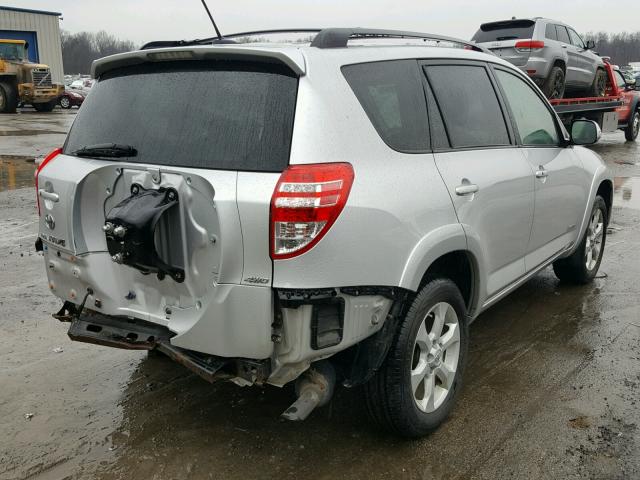 JTMDF4DV5AD032269 - 2010 TOYOTA RAV4 LIMIT SILVER photo 4