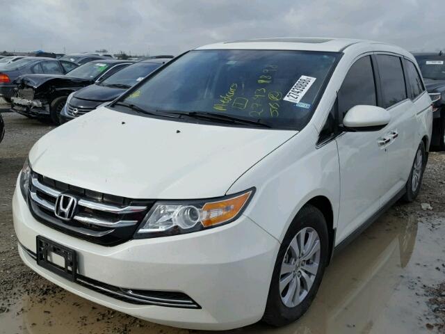 5FNRL5H61GB116730 - 2016 HONDA ODYSSEY EX WHITE photo 2