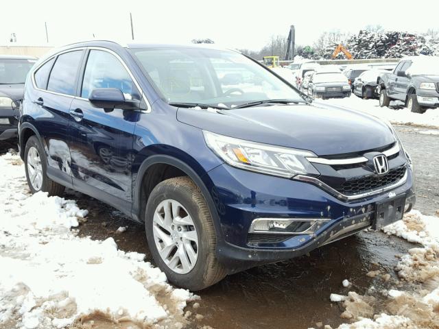 2HKRM4H71GH635844 - 2016 HONDA CR-V EXL BLUE photo 1