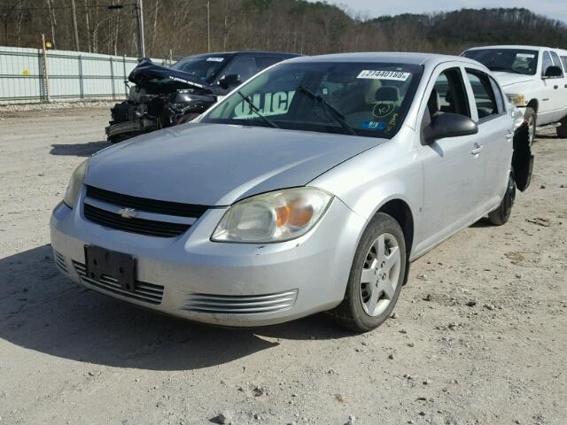 1G1AK55FX77263339 - 2007 CHEVROLET COBALT LS SILVER photo 2