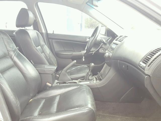 1HGCM55844A138395 - 2004 HONDA ACCORD EX SILVER photo 5