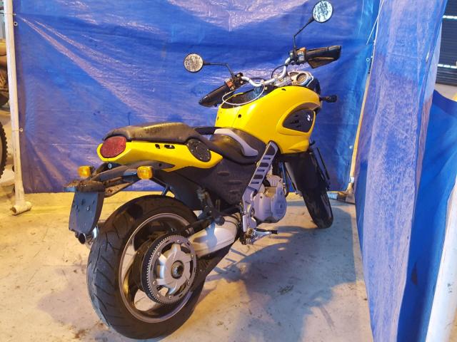 WB10187AX5ZM50250 - 2005 BMW F650 CS Żółty zdjęcie 4