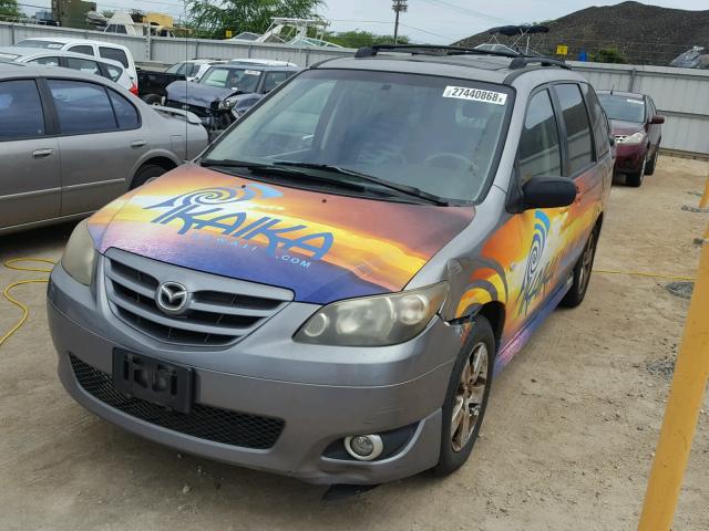 JM3LW28J050550298 - 2005 MAZDA MPV WAGON GRAY photo 2