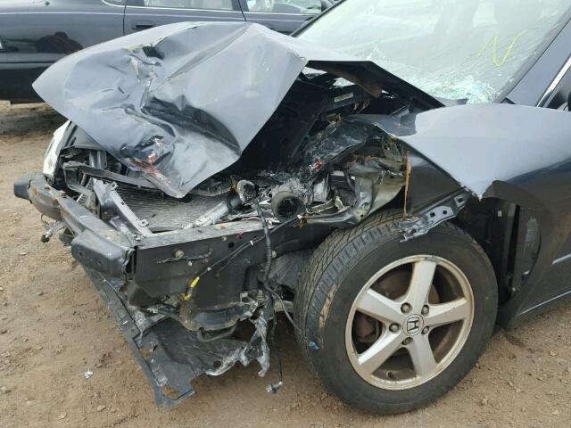 1HGCM567X5A134648 - 2005 HONDA ACCORD EX GRAY photo 9