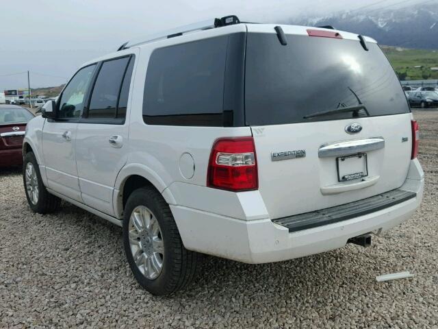 1FMJU2A50DEF30634 - 2013 FORD EXPEDITION WHITE photo 3