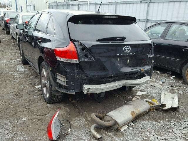 4T3ZK3BB4BU036113 - 2011 TOYOTA VENZA BASE BLACK photo 3