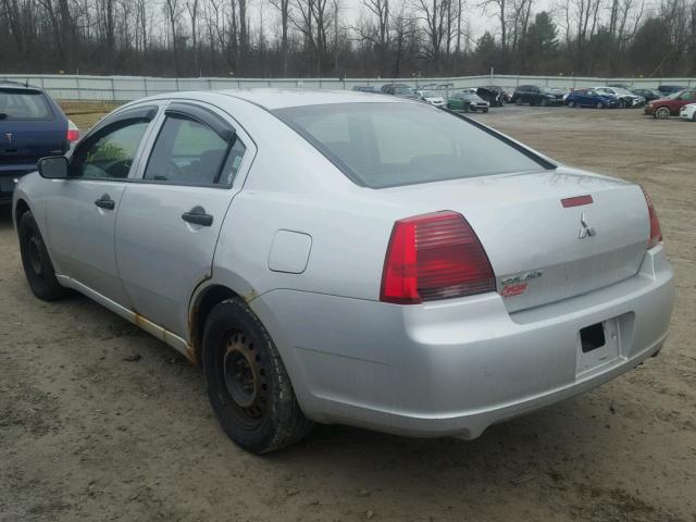 4A3AB26FX7E069813 - 2007 MITSUBISHI GALANT DE GRAY photo 3