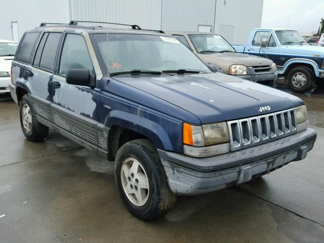 1J4GZ58S8PC122308 - 1993 JEEP GRAND CHER BLUE photo 1