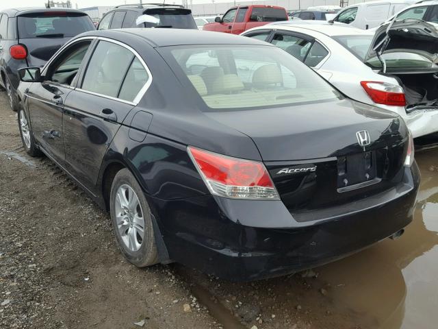 1HGCP2F46AA062143 - 2010 HONDA ACCORD LXP BLACK photo 3