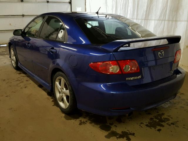 1YVHP84CX45N94701 - 2004 MAZDA 6 I BLUE photo 3