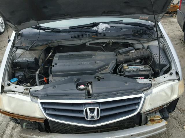 2HKRL18632H559772 - 2002 HONDA ODYSSEY EX SILVER photo 7