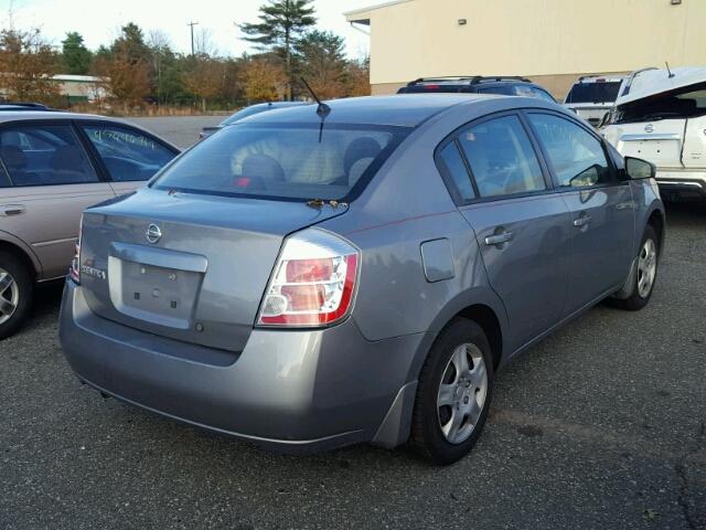 3N1AB61EX8L700184 - 2008 NISSAN SENTRA 2.0 GRAY photo 4