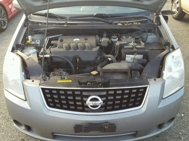 3N1AB61EX8L700184 - 2008 NISSAN SENTRA 2.0 GRAY photo 7