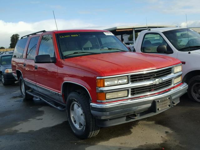 1GNFK16R4XJ490969 - 1999 CHEVROLET SUBURBAN K RED photo 1