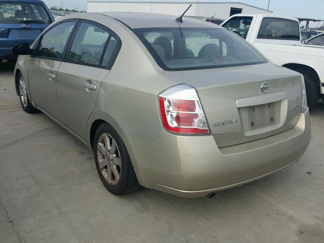 3N1AB61E87L604567 - 2007 NISSAN SENTRA 2.0 BEIGE photo 3