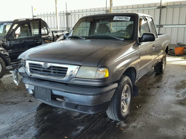 4F4YR16C5XTM19218 - 1999 MAZDA B2500 CAB GRAY photo 2