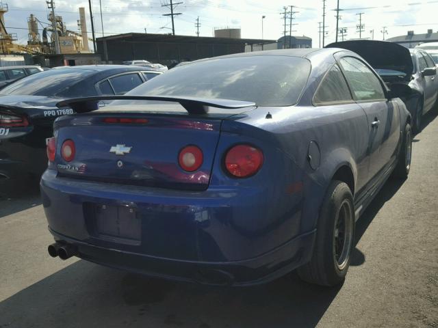 1G1AK15F467757106 - 2006 CHEVROLET COBALT LS BLUE photo 4