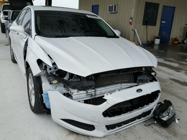 1FA6P0H77E5357442 - 2014 FORD FUSION SE WHITE photo 1