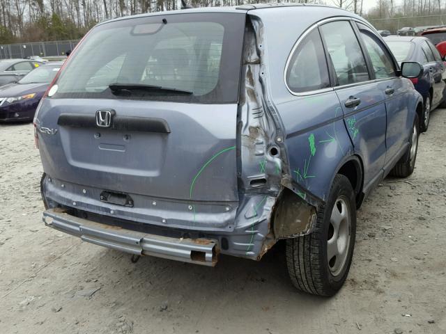 5J6RE38309L028217 - 2009 HONDA CR-V LX BLUE photo 9