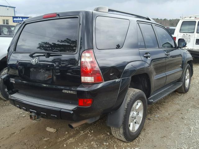 JTEZU14R650056828 - 2005 TOYOTA 4RUNNER SR BLACK photo 4