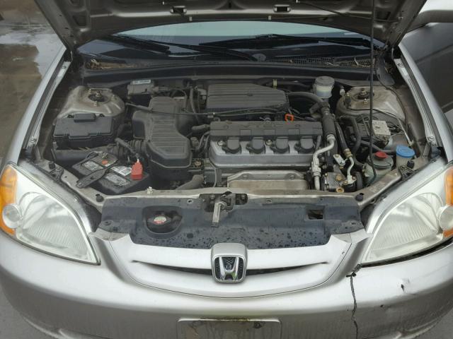 1HGEM229X3L037353 - 2003 HONDA CIVIC EX ოქროსფერი ფოტო 7
