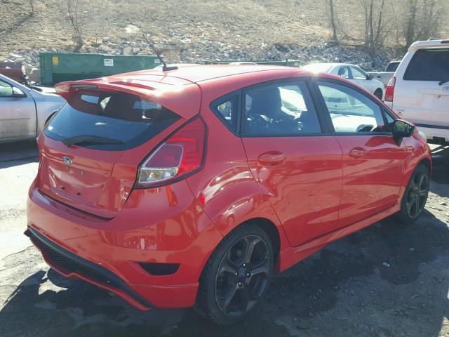 3FADP4GX7GM190920 - 2016 FORD FIESTA ST ORANGE photo 4