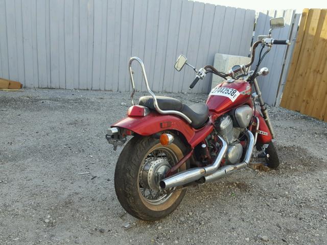 JH2PC2101NM301738 - 1992 HONDA VT600 C RED photo 4