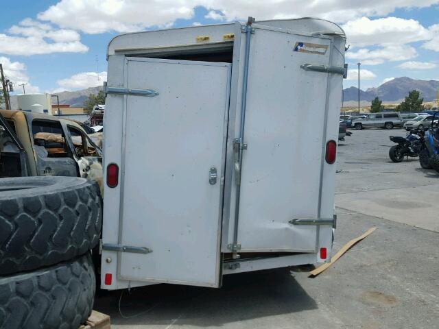 4P2FB10123U041765 - 2003 PACE TRAILER WHITE photo 5