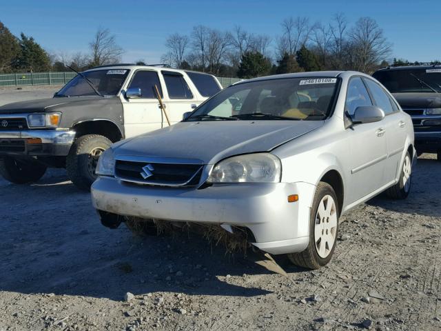 KL5JD56Z48K810944 - 2008 SUZUKI FORENZA BA SILVER photo 2