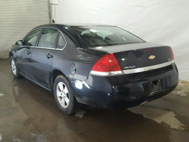 2G1WF5EK6B1124032 - 2011 CHEVROLET IMPALA LS BLACK photo 3