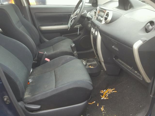JTKKT624965016396 - 2006 TOYOTA SCION XA BLUE photo 5