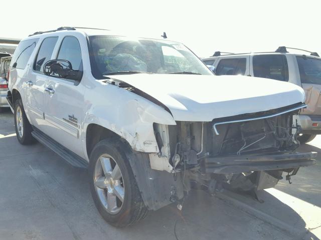 1GNFC26059R276310 - 2009 CHEVROLET SUBURBAN C WHITE photo 1