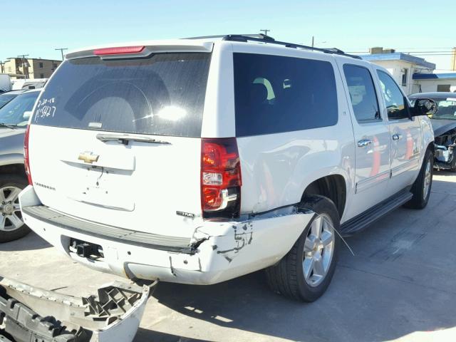 1GNFC26059R276310 - 2009 CHEVROLET SUBURBAN C WHITE photo 4