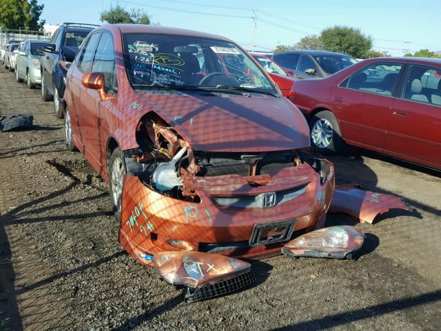 JHMGD38618S056234 - 2008 HONDA FIT SPORT ORANGE photo 1