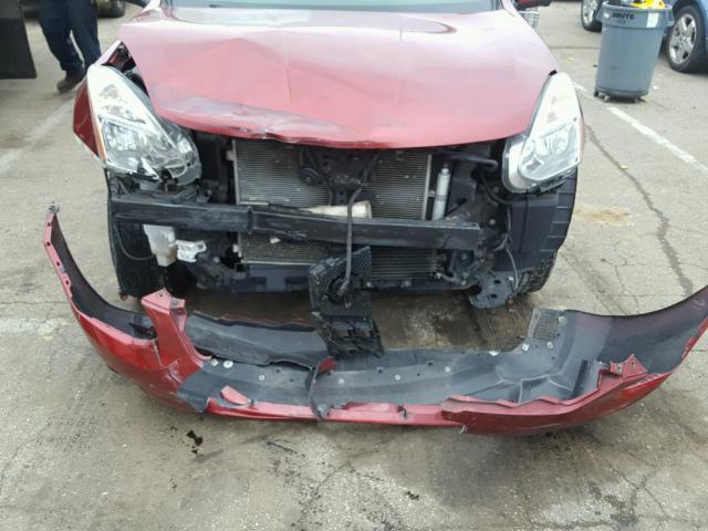 JN8AS5MV0CW356021 - 2012 NISSAN ROGUE S RED photo 9