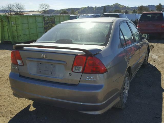 2HGES26725H614746 - 2005 HONDA CIVIC EX თეთრი ფოტო 4