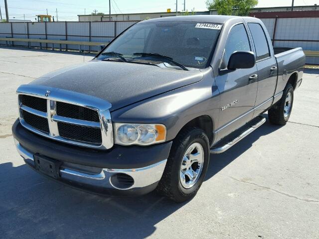 1D7HA18N44J126809 - 2004 DODGE RAM 1500 GRAY photo 2