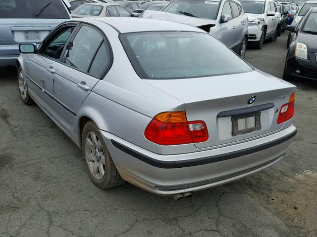 WBAAV33421FU93696 - 2001 BMW 325 I SILVER photo 3