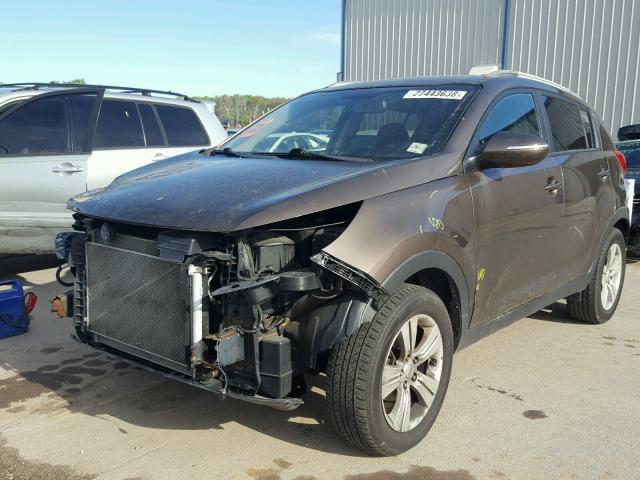 KNDPB3A22B7066859 - 2011 KIA SPORTAGE L BLACK photo 2