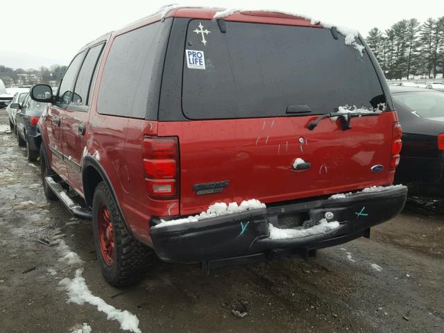 1FMPU16L0YLC29651 - 2000 FORD EXPEDITION RED photo 3