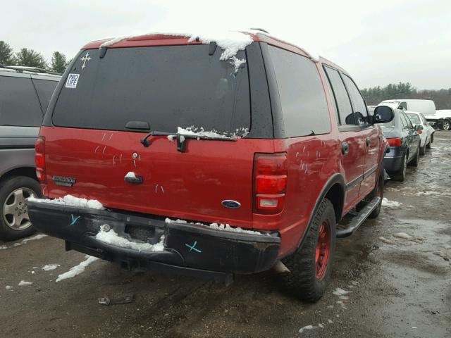 1FMPU16L0YLC29651 - 2000 FORD EXPEDITION RED photo 4