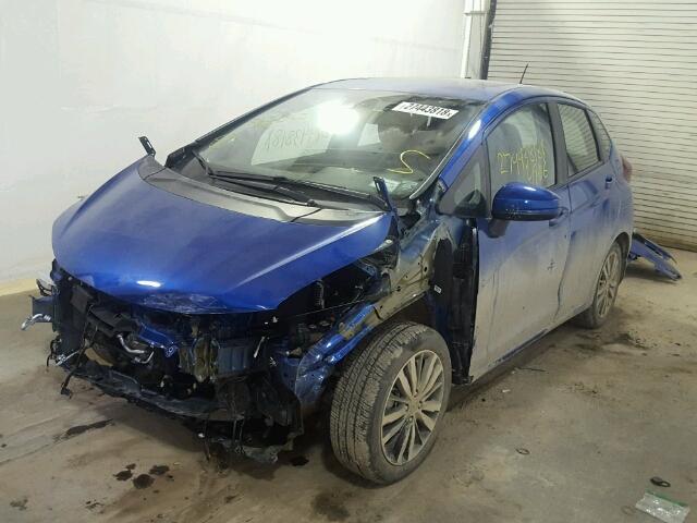 3HGGK5H82JM704829 - 2018 HONDA FIT EX BLUE photo 2