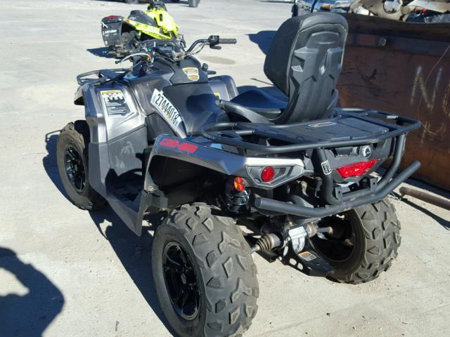 3JBLPAT2XHJ000824 - 2017 CAN-AM OUTLANDER GRAY photo 3