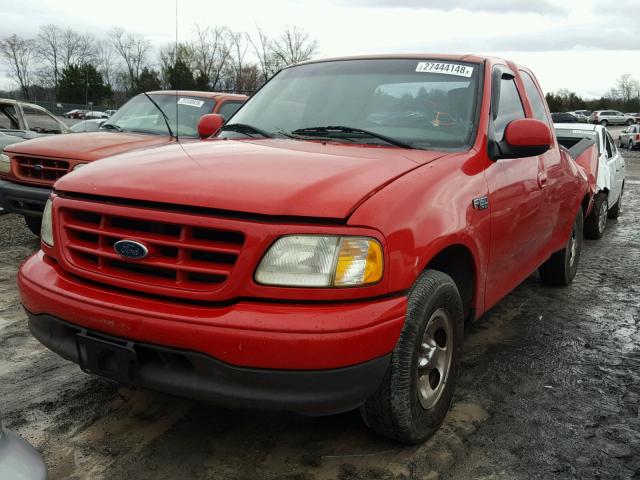 1FTRX17202NB61132 - 2002 FORD F150 RED photo 2