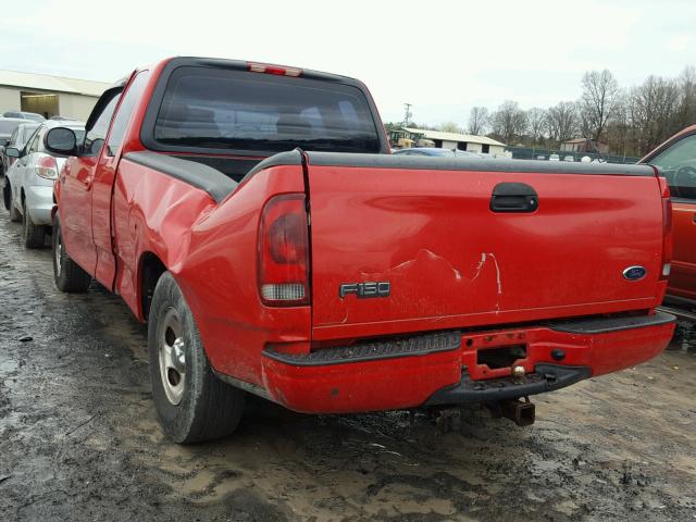 1FTRX17202NB61132 - 2002 FORD F150 RED photo 3