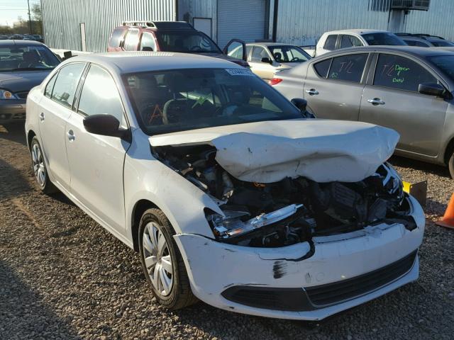 3VW2K7AJXBM010177 - 2011 VOLKSWAGEN JETTA BASE WHITE photo 1