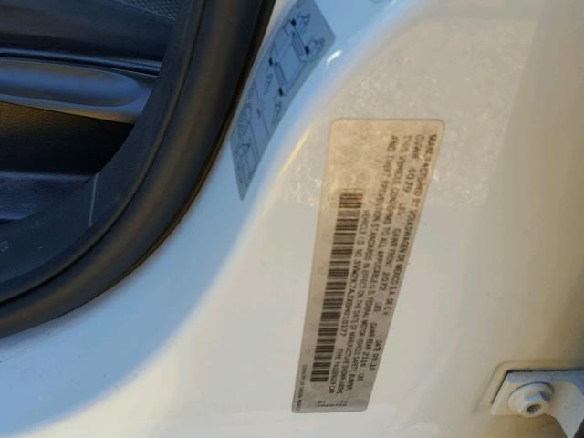 3VW2K7AJXBM010177 - 2011 VOLKSWAGEN JETTA BASE 白色 照片 10