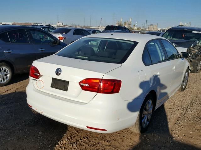 3VW2K7AJXBM010177 - 2011 VOLKSWAGEN JETTA BASE 白色 照片 4