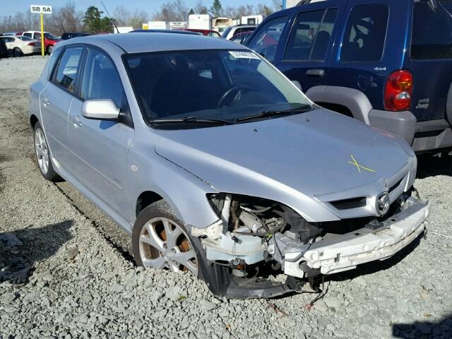 JM1BK343181798538 - 2008 MAZDA 3 HATCHBAC SILVER photo 1