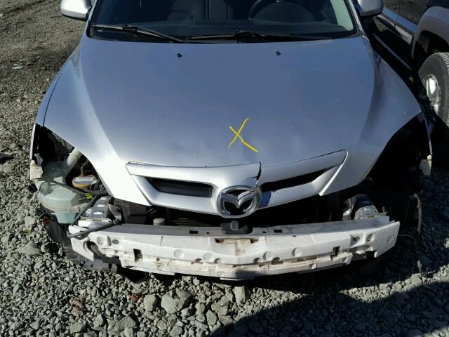 JM1BK343181798538 - 2008 MAZDA 3 HATCHBAC SILVER photo 7